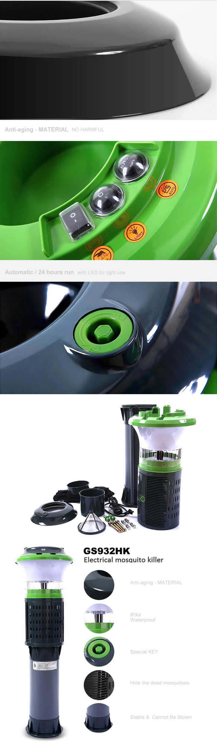 GS932HK Outdoor Mosquito Lamp GS932HK Outdoor Mosquito Lamp